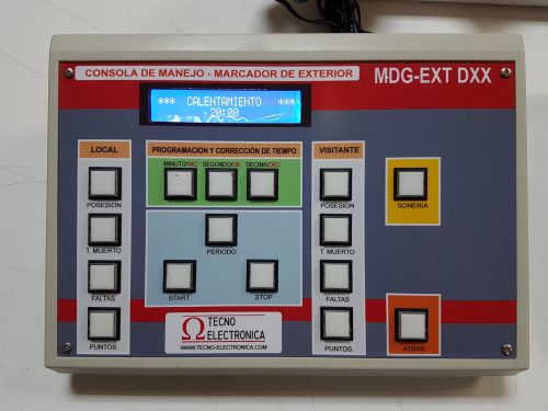 Concola de manejo de marcador electrónico deportivo multideporte